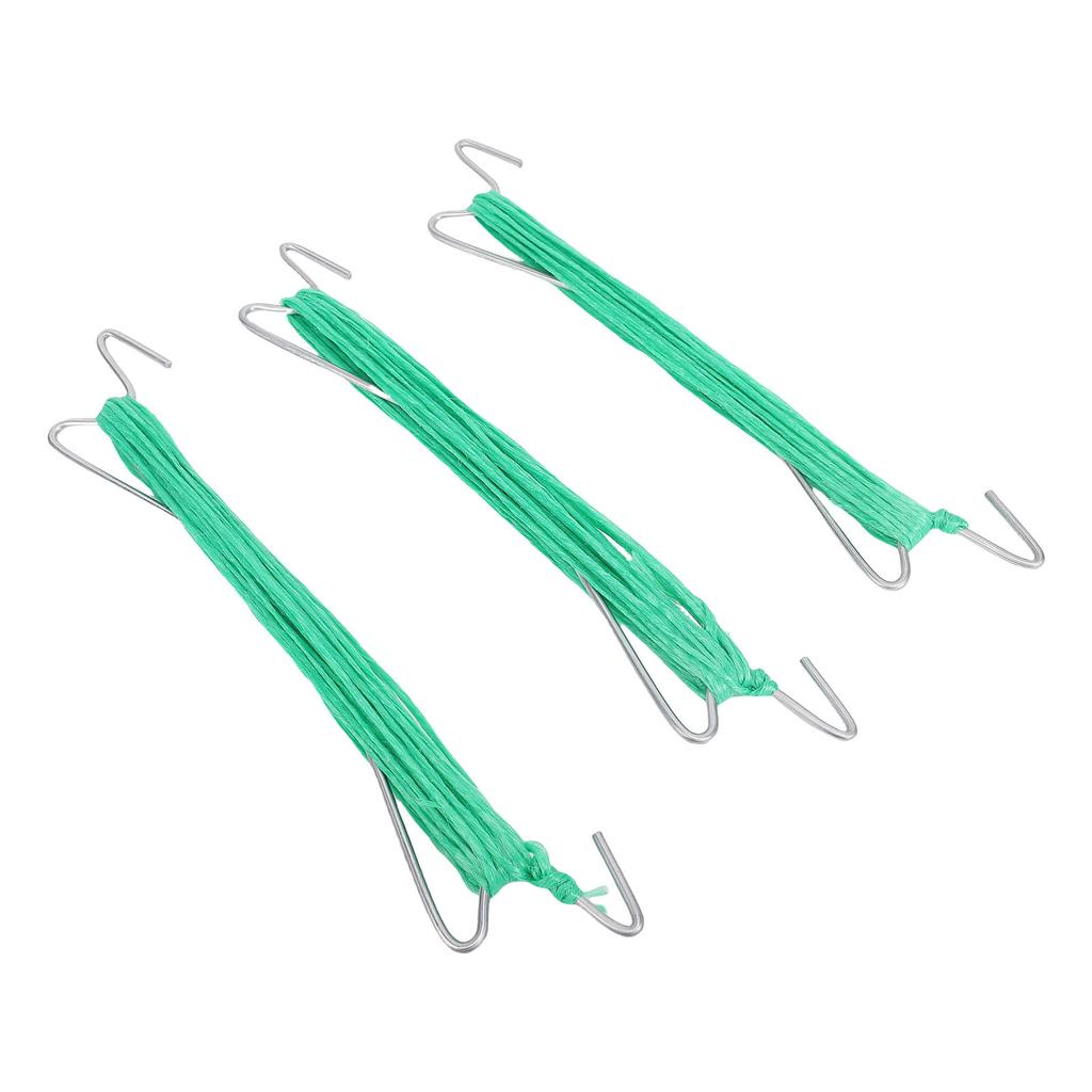 40pcs Tomato Support Hooks with Tomato Clamps 49.2ft Twine Reusable Metal Tomato Vine Climbing Hooks for Vegetable Fruit