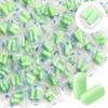 Physiotherapist Recommended Earplugs Soft for Sleep 50 Pairs Individually Packaged Ear Plugs Snoring Relief Memory Foam Washable With Case (Green)