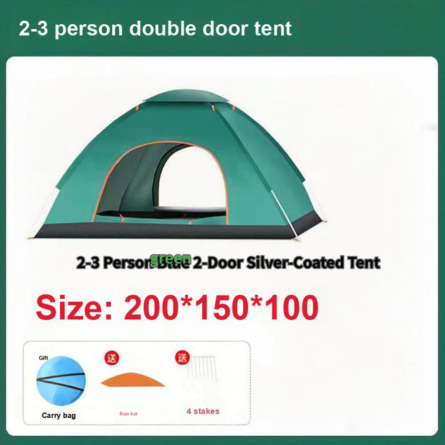 Jedno- nebo dvoumístný stan Venkovní vodotěsný Ochrana proti slunci Skládací Automatický Stan na kempování Park Piknik Repelent proti komárům Rychlé postavení