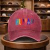 Unisexs Colorful HuUnisex Letter Baseball Cap Outdoor Fashion Adjustable Casual Hat Urban Style Lightweight Fashionable Duckbill