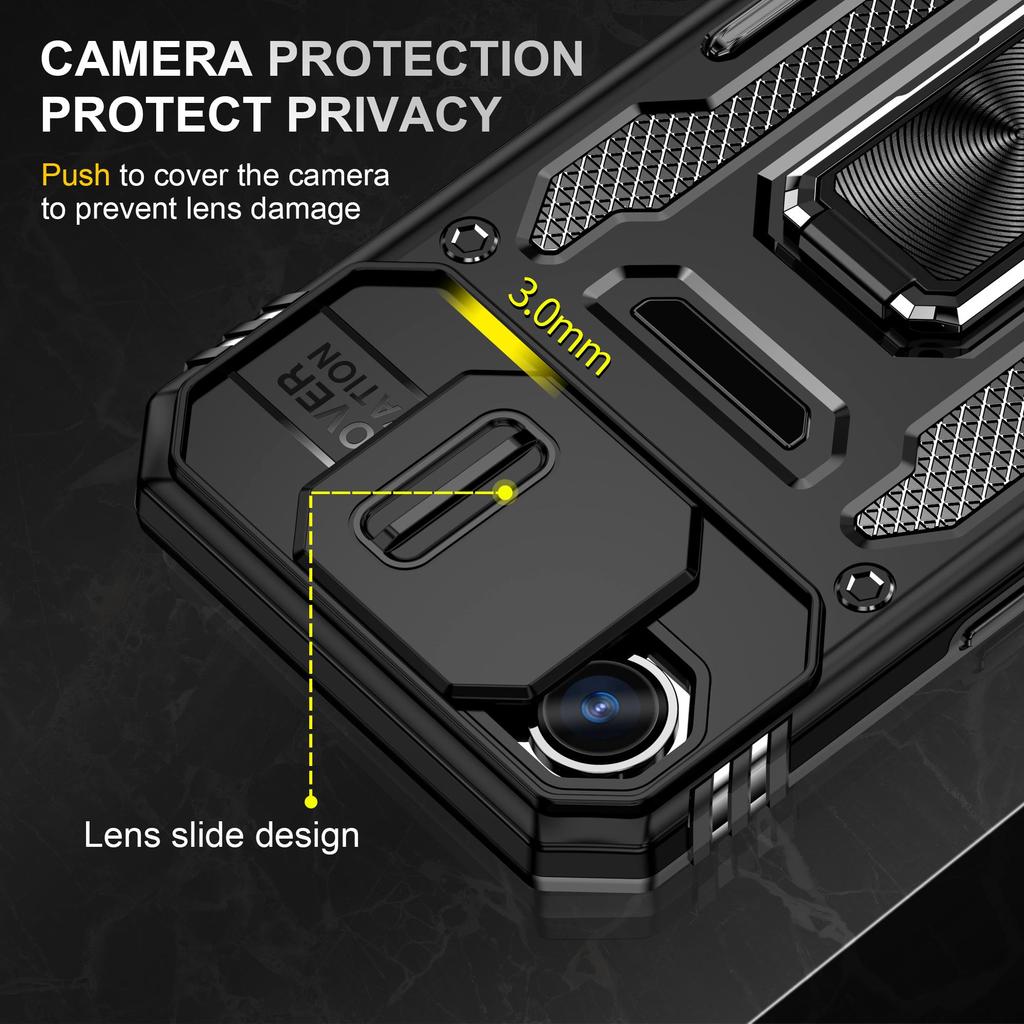 Luxury Shockproof Hybrid Rugged Hard Case Holder Phone Back Cover For Cell Phones