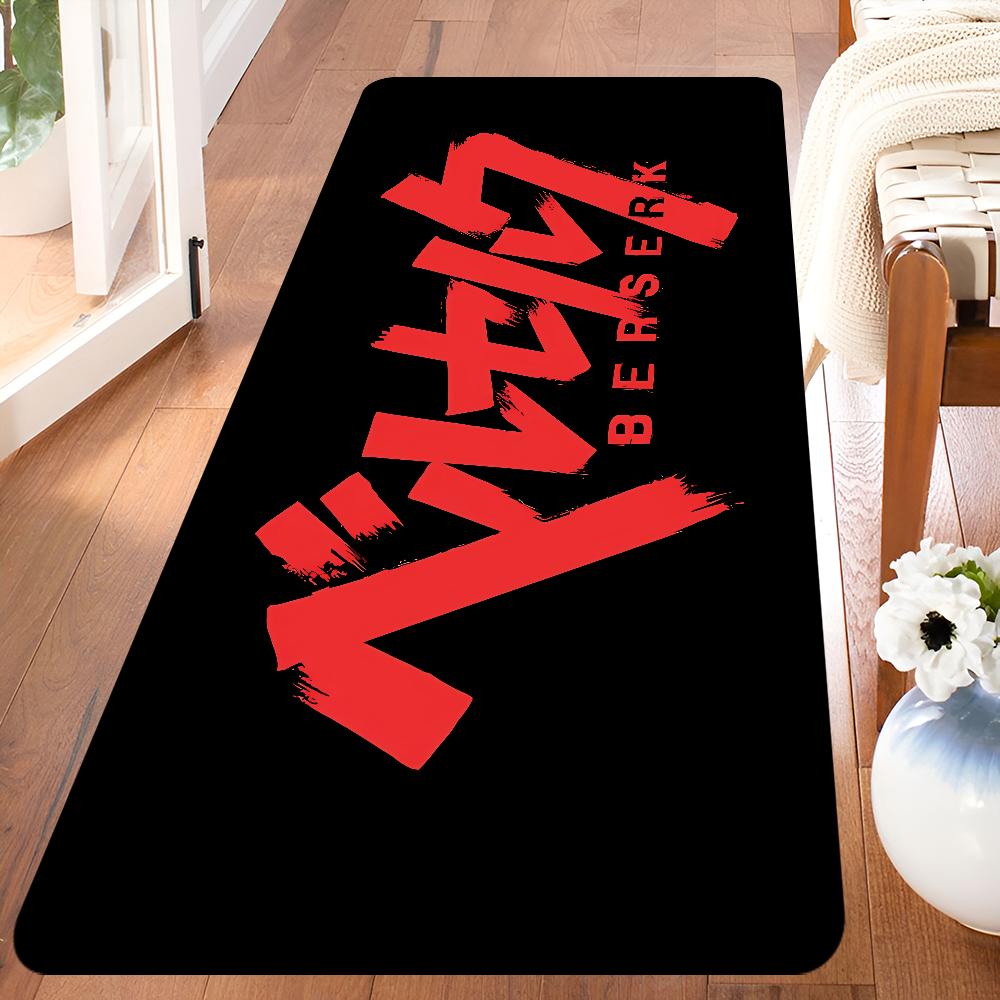 Berserk Guts Hallway Carpet Retro Multiple Choice Living Room Kitchen Rug Non-Slip Welcome Rug