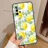 Fruit Lemon Case For Samsung Galaxy A55 A35 A15 A54 A34 A14 A33 A53 A13 A23 A17 A06 A16 A56 A36 A32 A52