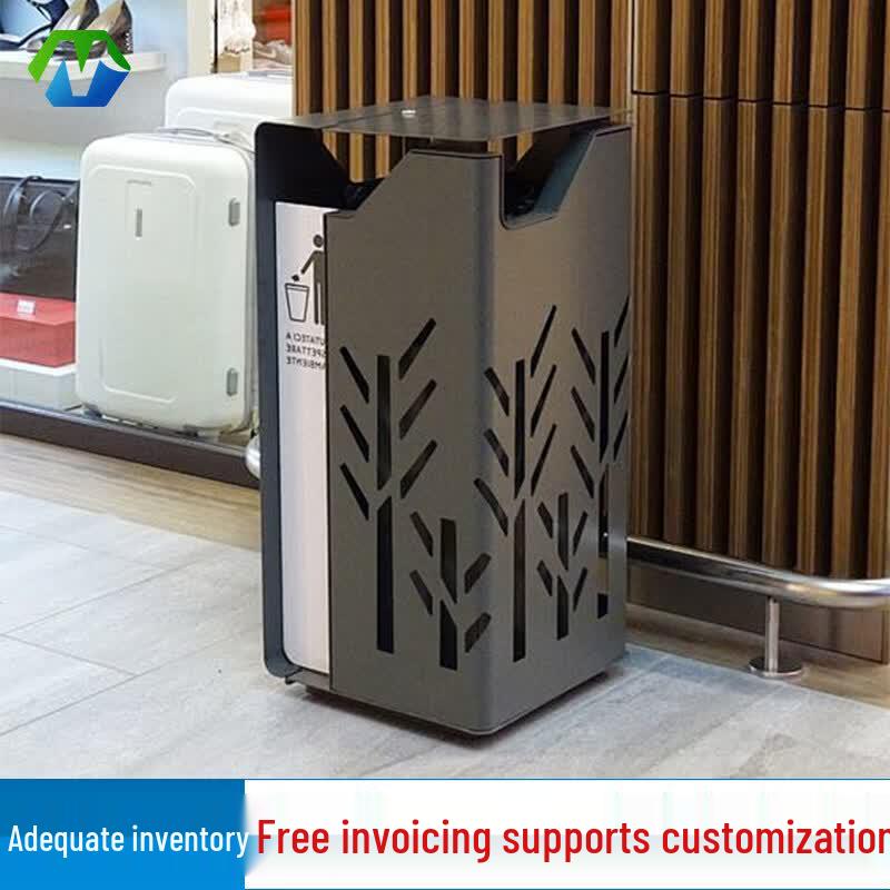 Stainless Steel Outdoor Waste Sorting Bin