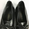 80s Vintage 1985 FLORSHEIM U-Tip Business Shoes Black Size 9.5D 27.0 Men's(USED)