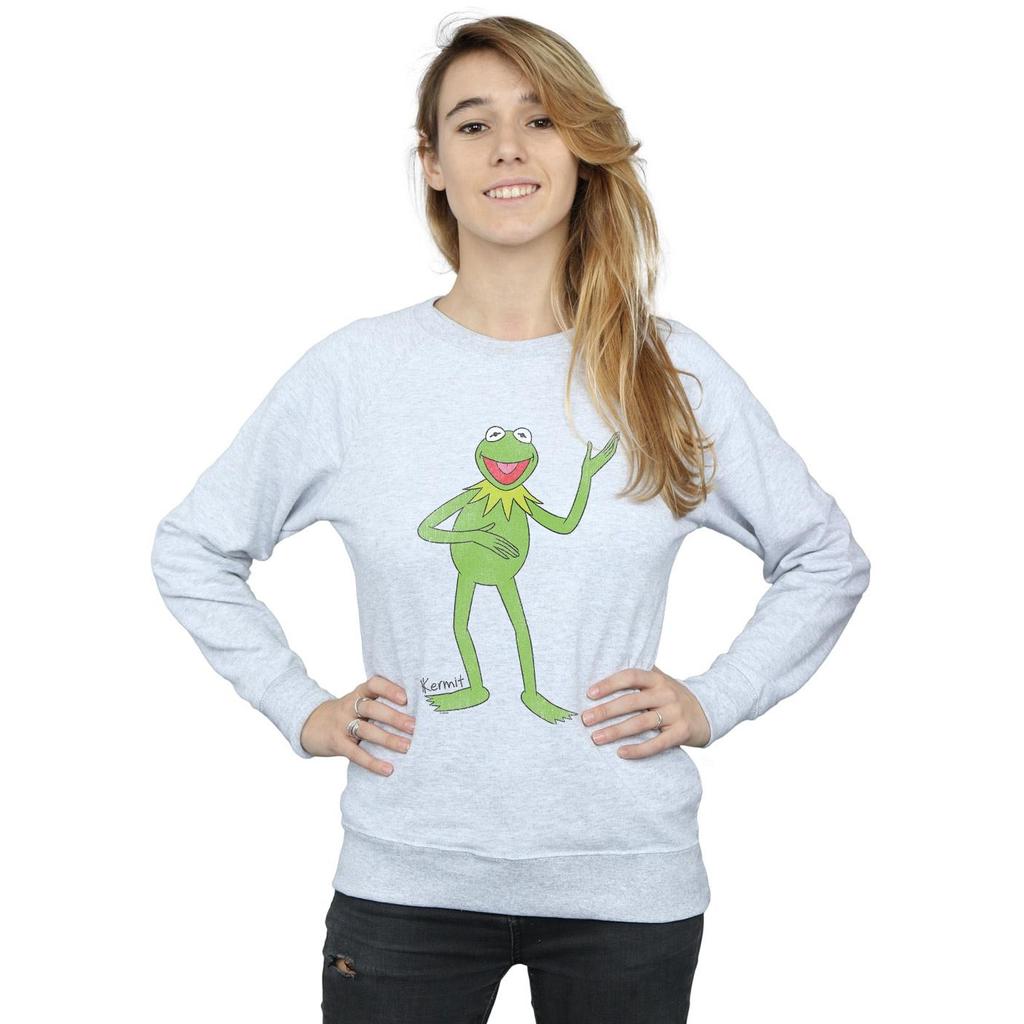 The Muppets Womens/Ladies Classic Kermit Heather Sweatshirt