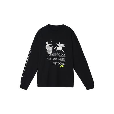 Sportswear Printed Crew Neck Sweater Men Tops Black CZ4660-010