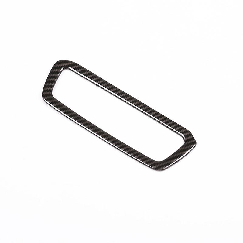 

For BMW X5 G05 X7 G07 2019-22 ABS Carbon Fiber/Silver Car Headlight Switch Decoration Frame cover Trim sticker Car Accessories