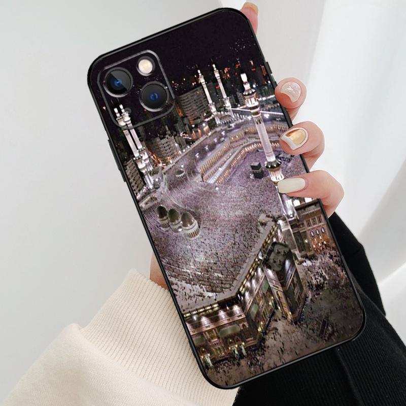 Heilige Moschee Mekka Handyhülle Für iPhone 17 Pro Max 16 15 11 13 12 14 Pro Max mini 15 16 Plus 16e 17 Air Cover