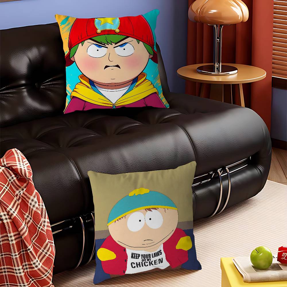 E-Eric Theodore Cartman Kissenbezug Abnehmbarer Waschbarer Kissenbezug – Ganzjahresweichleinen