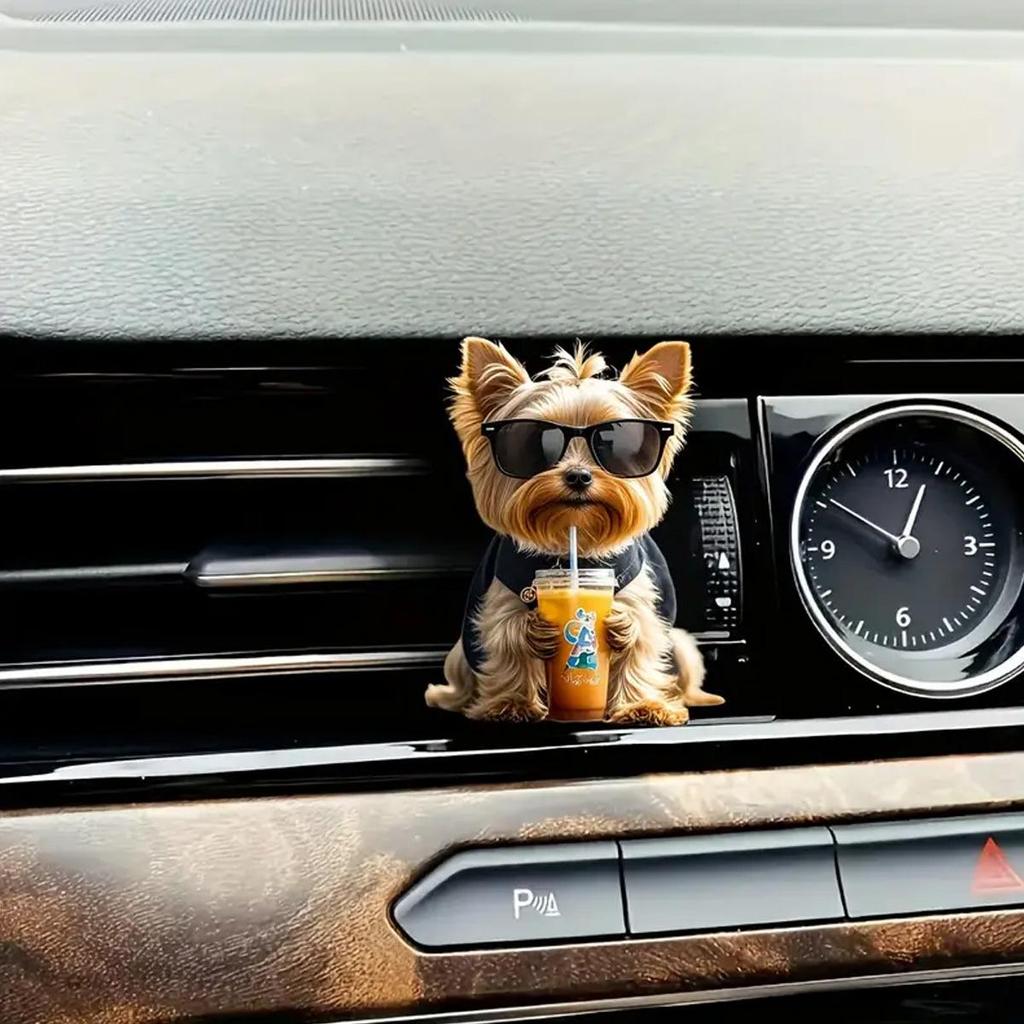 Clipe de Ventilação Gatinho 2D Desenho Animado Fofo Aromatizador de Ar para Carro Saída de Ar do Ar Condicionado Difusor de Aroma Decoração Interior Automotiva