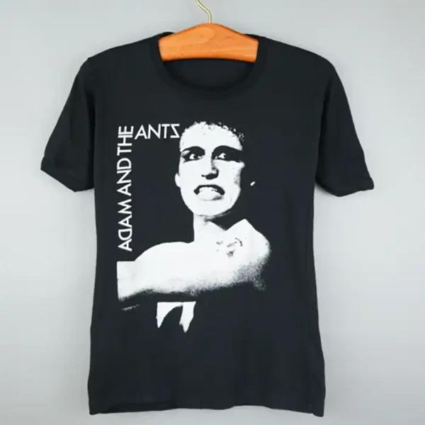 Vtg Adam and The Ants 1980s TShirt Classic Black size Unisex S-5XL M