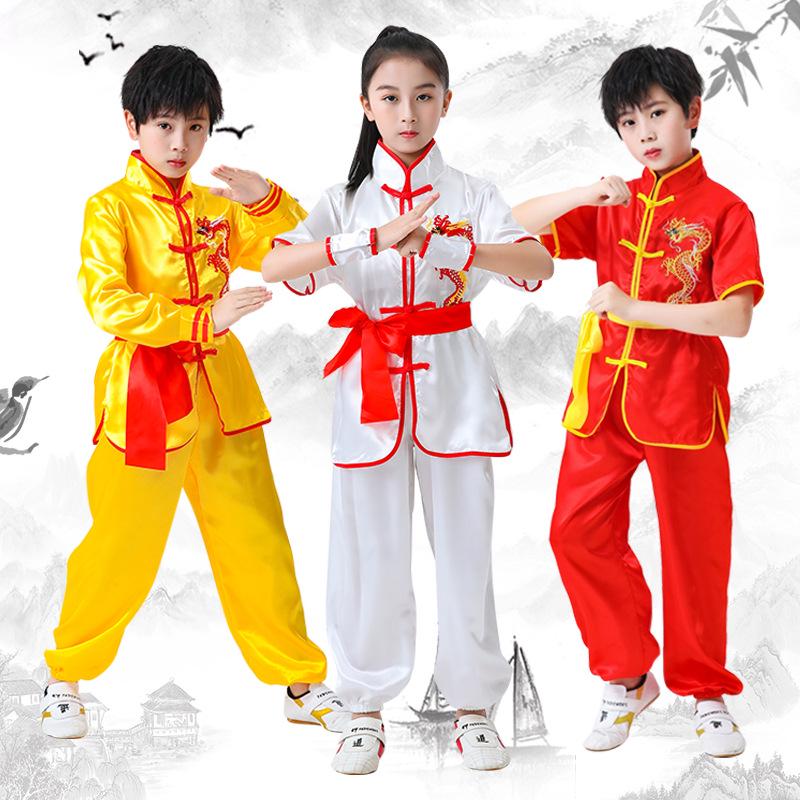Kids' Wushu and Kung Fu Performance Uniforms: Dragon & Lion Dance, Tai Chi Costumes