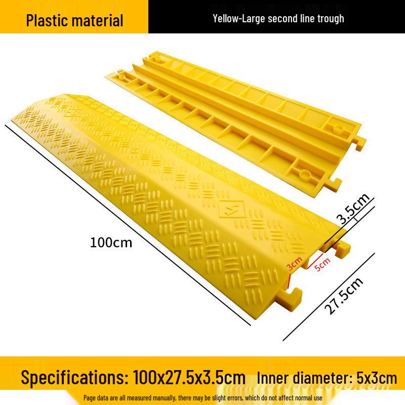 Rubber and Plastic Cable Protection Speed Bump