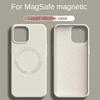 Liquid Silicone Phone Case For Apple iPhone 17 16 15 14 13 12 Pro Max Plus Air Magsafe Magnetic Wireless Charger funda