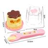 Food Feeding Pudding Feeding Toy Desktop Ornament Cute Pink Jelly Strawberry Pudding Set Ornaments Models For Kids Girls 2025