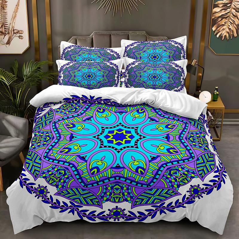 Fashion Technology Printing, 3D Digital Printing, Bedding, Duvet Covers, Pillowcases, Three-piece Sets