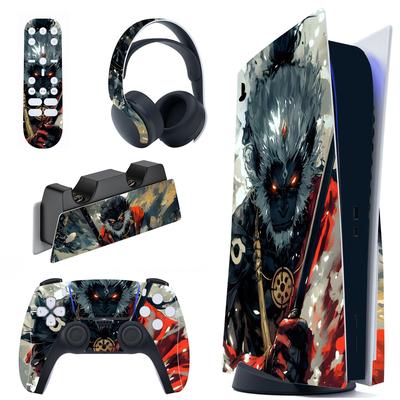 Pegatina adhesiva compatible con consola PlayVital ps5, pegatina para el cuerpo, pegatina de vinilo compatible con mando ps5, auriculares, mando a distancia, carga