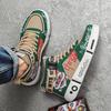 Chinese Style Autumn and Winter High-top Shoes Board Shoes Platform Sole Primary and Secondary School Students Shoes Couple Shoes Classmates