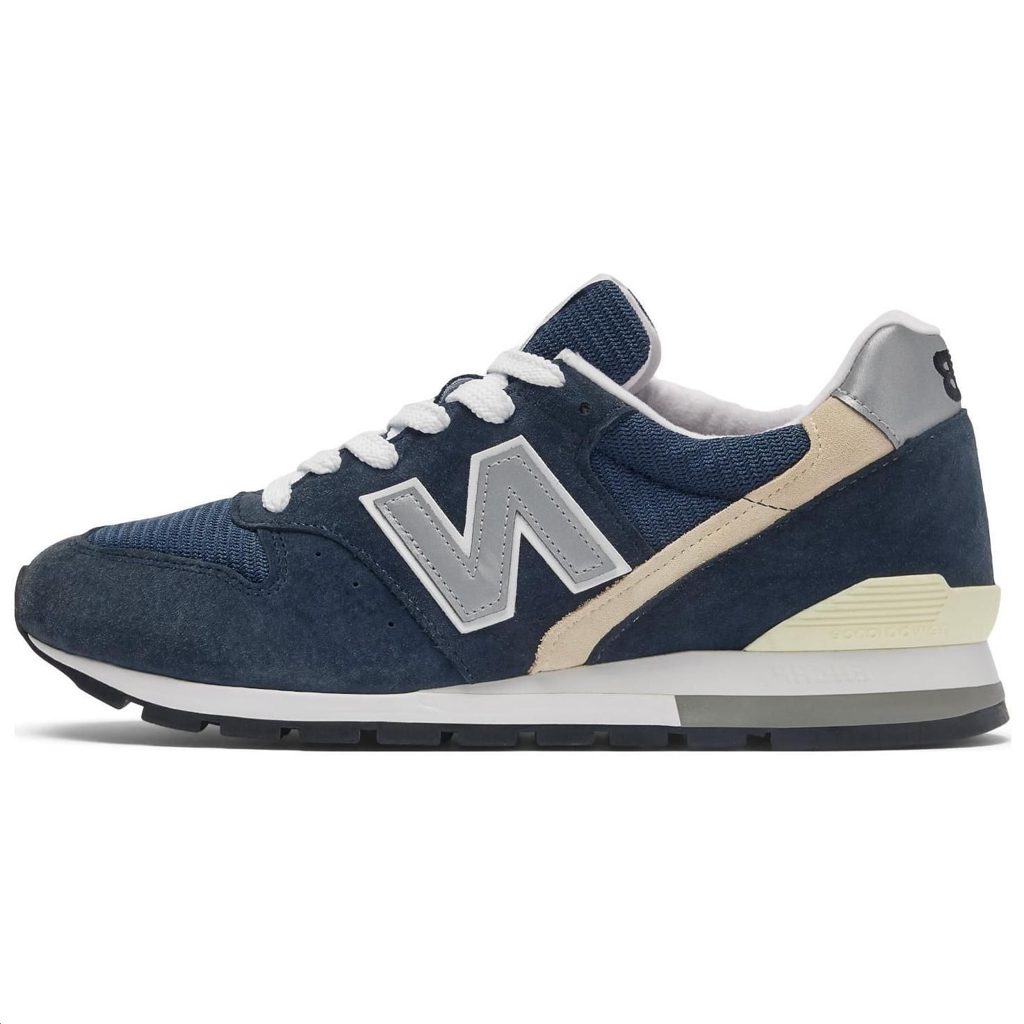 

New Balance 996 Made in USA Navy Men Sneakers Blue Silver U996NV 42