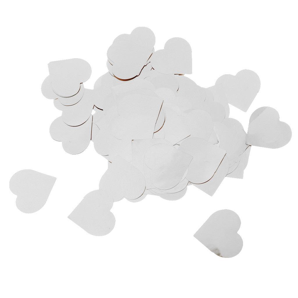 25g Metallic Heart Confetti Sprinkles Wedding Decor 2.5cm Silver uygun