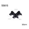 Non-Toxic 20Pcs/Lot Technical Pin Connector Hub Perpendicular 3X3 Bent With 4 Pins Moc 49130 55615 Building Blocks Parts Diy Brick Toys