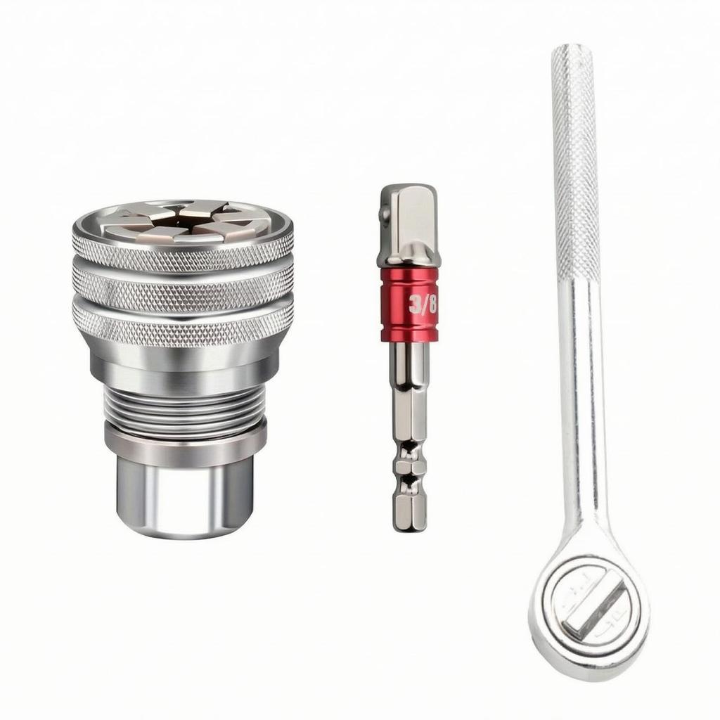Adjustable Socket Wrench Strong Grip Multi-Function for DIYers