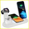 3 Generic In 1 15W Wireless Charger Stand For Iphone 16 15 14 Samsung S25 S24 Google Pixel 9 8 Wireless Earbuds Smart Watch