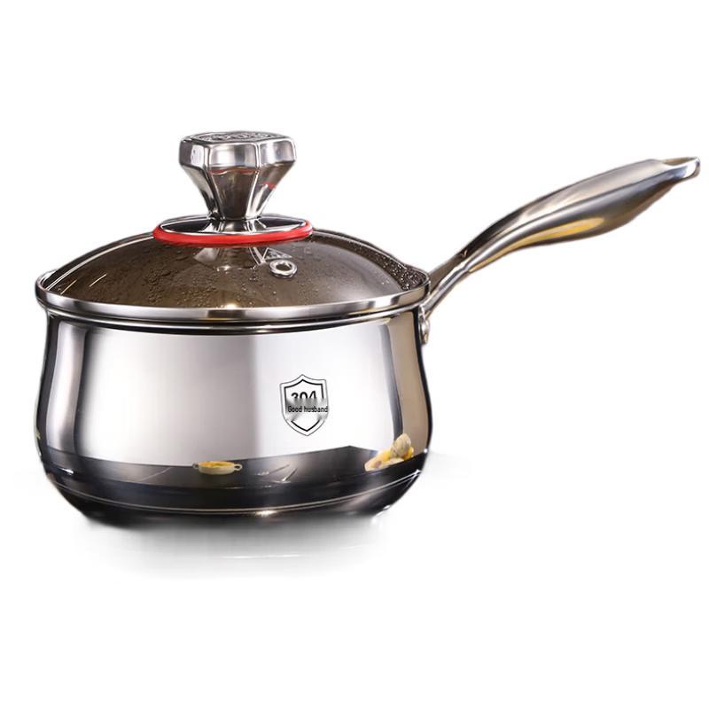 HOCUF 304 Stainless Steel Non-stick Milk Pot for Babies