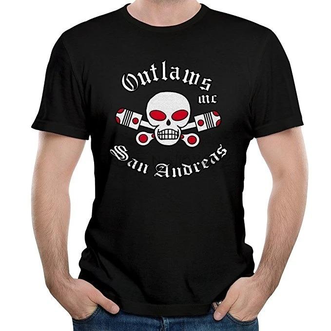 

2024 Outlaws MC Men T Shirt Support Outlaws T-shirt Summer Brand Tshirt for Male Cotton Man Tops Sbz5389 4XL
