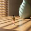 Miniature Female Figurine Realistic 1/64 Scale Figure Painted for Collectors,