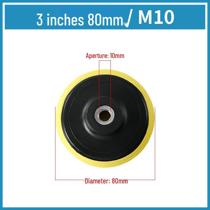 Stone Polishing Kit: Wet/Dry Pads, Self-Adhesive, Rubber Backing, Angle Grinder Head, Sandpaper Suction Cup