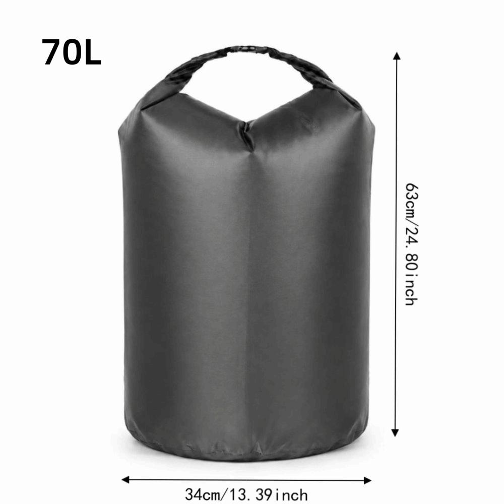 Taffeta Fabric Roll Top Sack 8L/40L/70L/8L+40L+70L Lightweight Storage Pouch  Kayaking