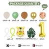 Giraffe & Green Leaf Jungle Birthday Balloon Set for Kids' 1st Birthday