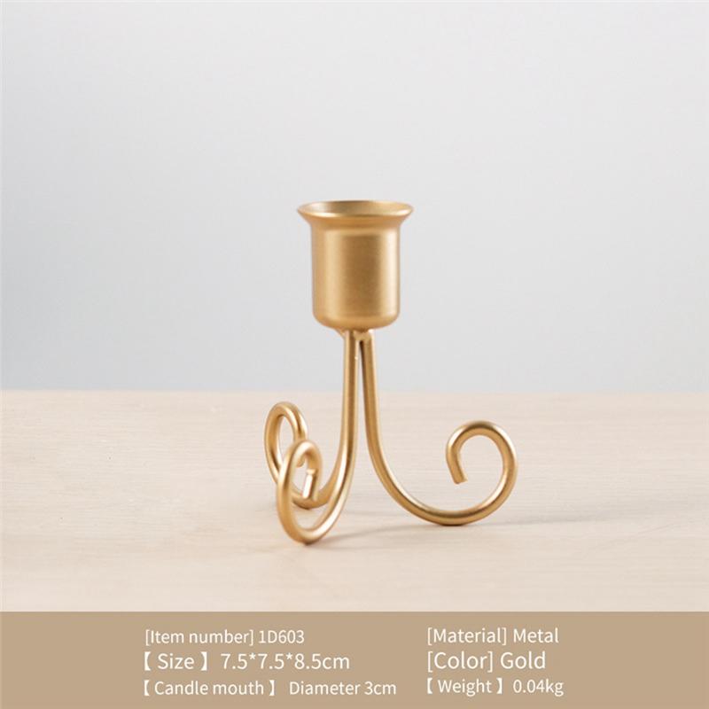 M-Modern-Classic Taper Candle Holder, Candle Stand, Iron Candle Stand, Candlestick Holder For Party Wedding Valentine's Day