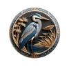 Round Metal Tin Sign Art Painting Wreath Decorative Plates Entrance Decor Gift Mask Theme For Bar Cafe Club Home Room Wall Decor