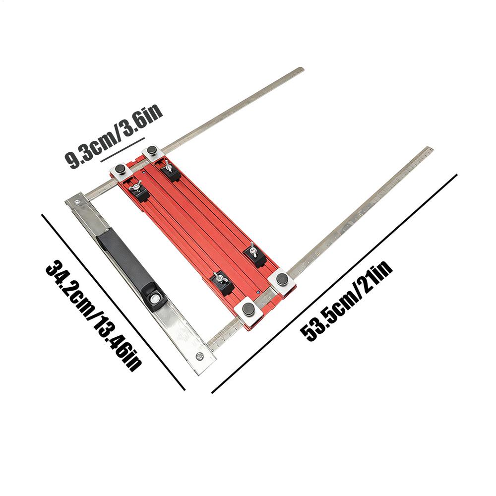 

Woodworking Positioning Cutting Board Adjustable Trimming Board Wood Modified Positioning Frame Tool For Handheld Electric Saw