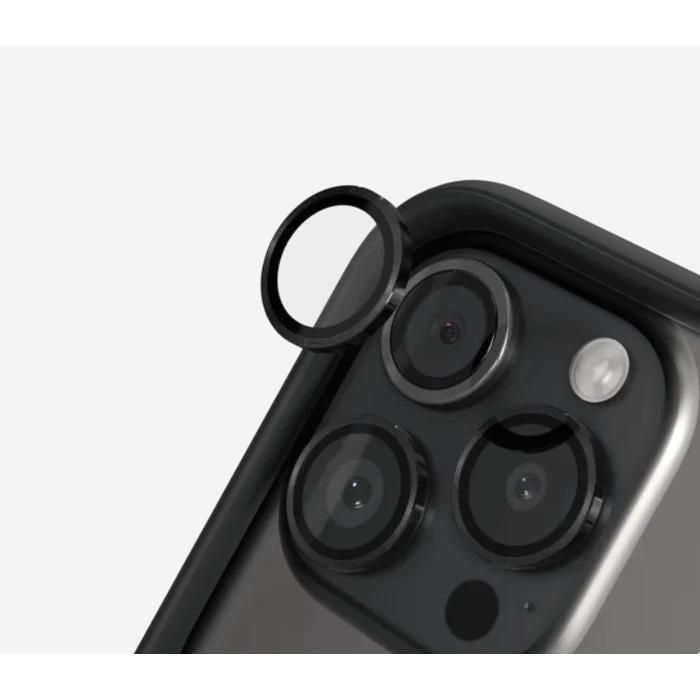 RHINOSHIELD - Protecteurs dObjectifs Photo Iphone 15 Pro Et Iphone 15 Pro Max Noir