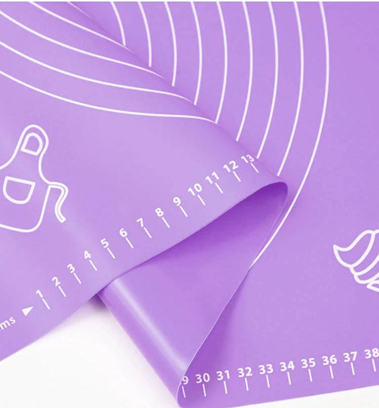 Large Silicone Pastry Board Kitchen Mat with Measures