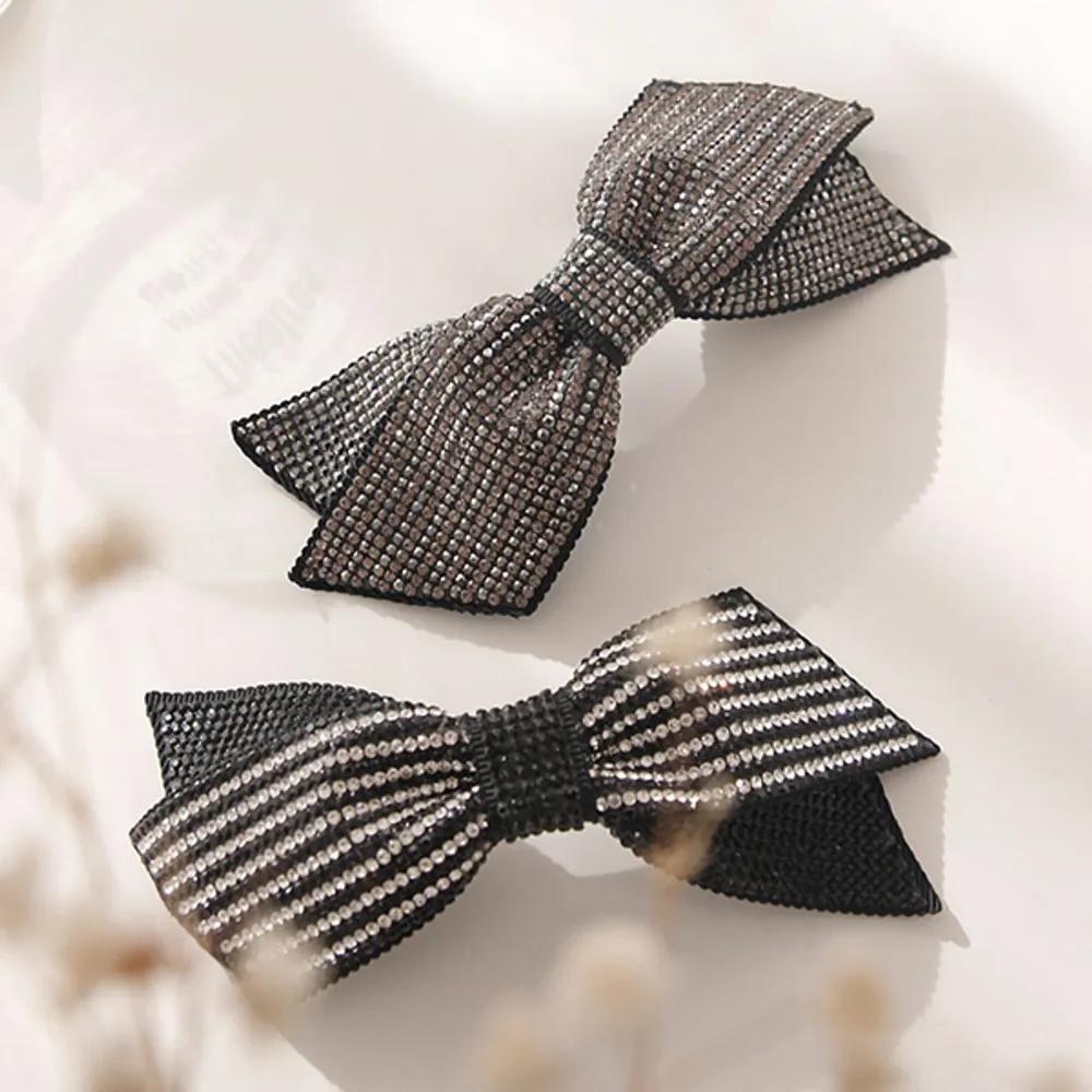 J Lauren Big Cubic Ribbon Automatic Hair Pin H0626
