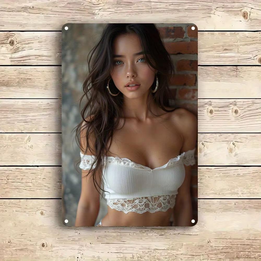 Vintage Metal Tin Sign Wall Decor 8x12 Inches Art Panel Ready To Hang Gift