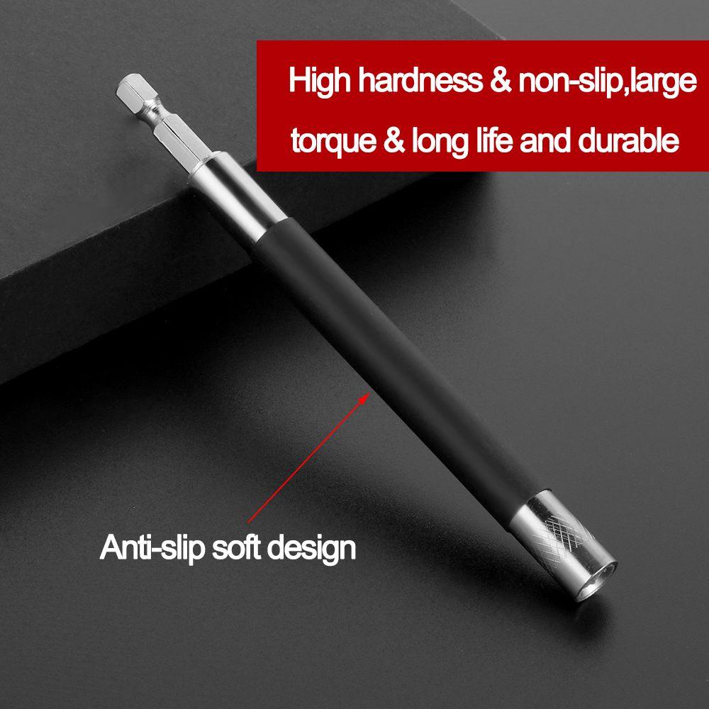 Tool Parts Quick Release Telescopic 1/4" Hex Shank Electric Drill Screwdriver Bit Holder Extension