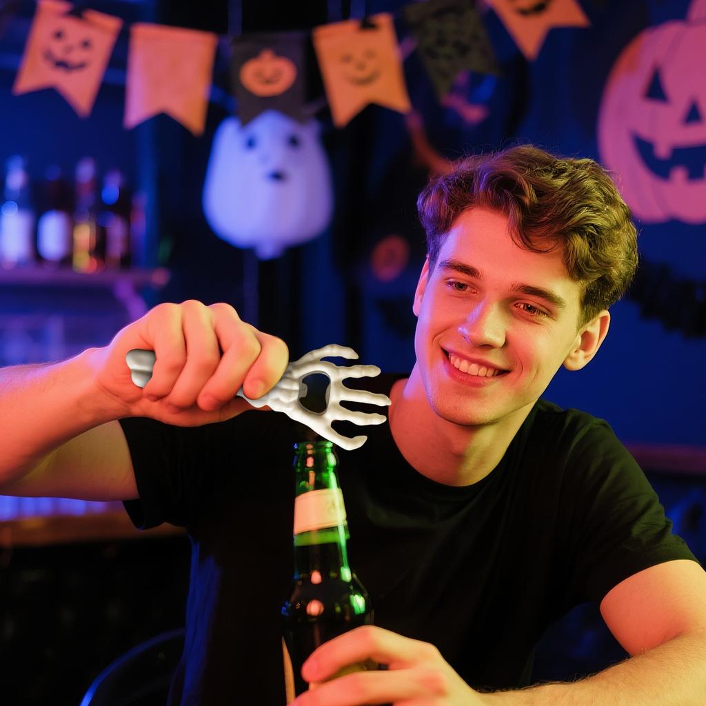 Halloween Decorative Skeleton Opener, Party Party Supplies, Spooky And Fun Home Gifts