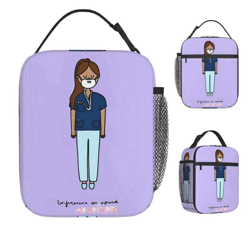 Ballerina Cappuccino Meal Tote Aesthetic Lunch Box For Child Picnic Compact Cooler Bag Graphic Thermal Lunch Bags