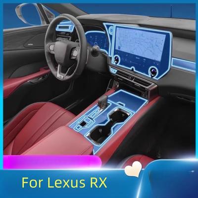 Til Lexus RX RX300 RX350 RX450 -2025 Klistermærke Midterkonsol Gear Navigator Panel TPU Gennemsigtig Film Biltilbehør