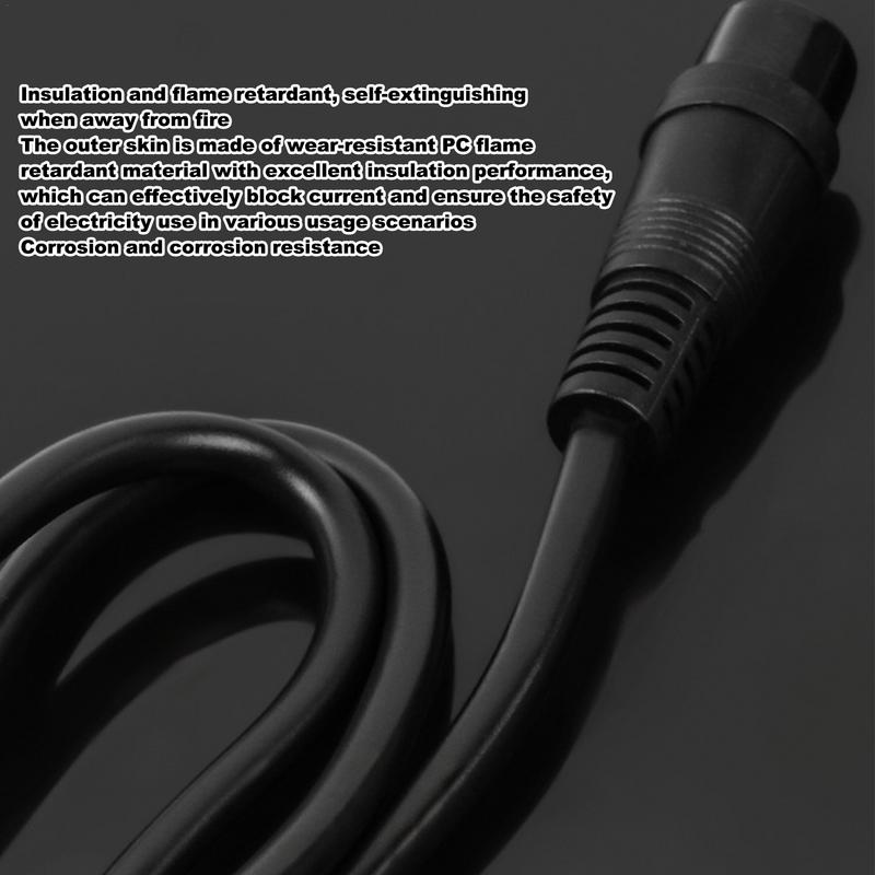 Balancing Scooter Hoverboard 10A 3 Pin Aviation Head Charger Plug Port Replacement Practical Electric Balance Car Accessories