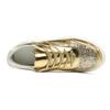 Men Sparkling Shoes Couple Lightweight  Black Gold Women’s Low Thick Sole Platform Sneakers for School Student Plus Size
