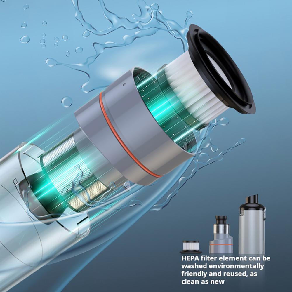 20000Pa Powerful Car Vacuum Brushless Motor Cordless Compressed Air Blower with Light Home Vehicle Vacuum Cleaner Super Power