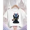 Summer Fashion Toothless Kid T-Shirt Cute Kawaii Street Hot-Selling Cartoon Casual Round Neck for Children
