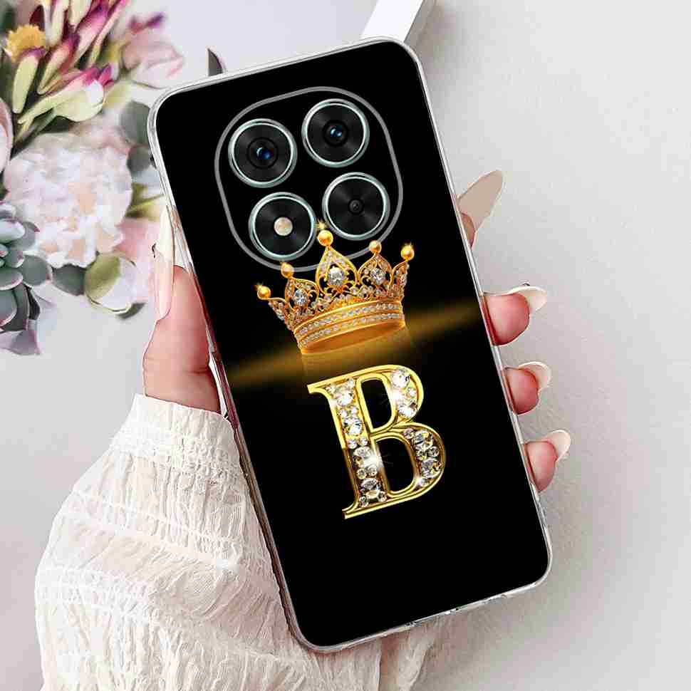 For Redmi Note14 Pro 5G Casing 6.67" Diamond Letter Back Cover Soft Silicone Cases For Xiaomi Redmi Note 14 Pro 5G Coque Fundas